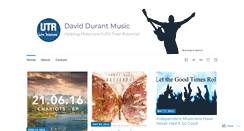 Desktop Screenshot of daviddurantmusic.com