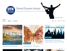 Tablet Screenshot of daviddurantmusic.com